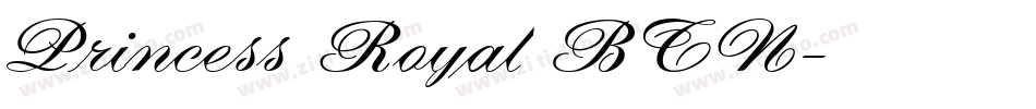 Princess Royal BTN字体转换